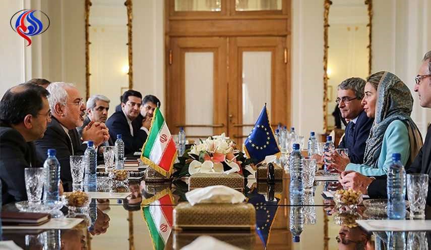 ماذا دار في لقاء موغيريني بظريف في طهران؟