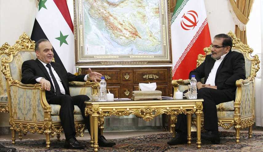 بالصور.. اجتماع رئيس وزراء سوريا عماد خميس بشمخاني