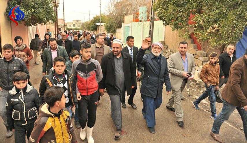 رئيس الوقف السني من جامع النوري بالموصل: نعلن سقوط دولة القتل والتهجير