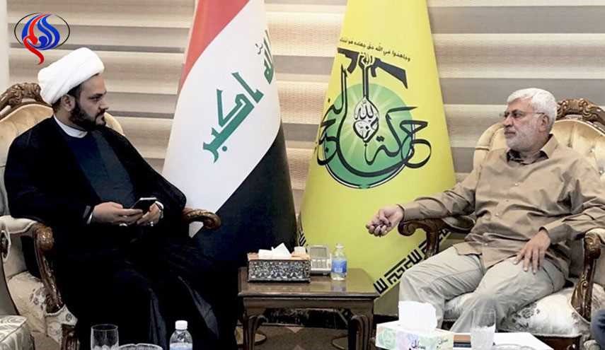 أبو مهدي المهندس يلتقي أمين عام حركة النجباء ، ماذا دار بينهما؟