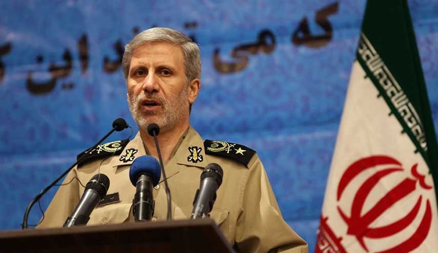 وزیر الدفاع يؤكد على دعم محور المقاومة لاسيما أنشطة اللواء قاسم سلیماني