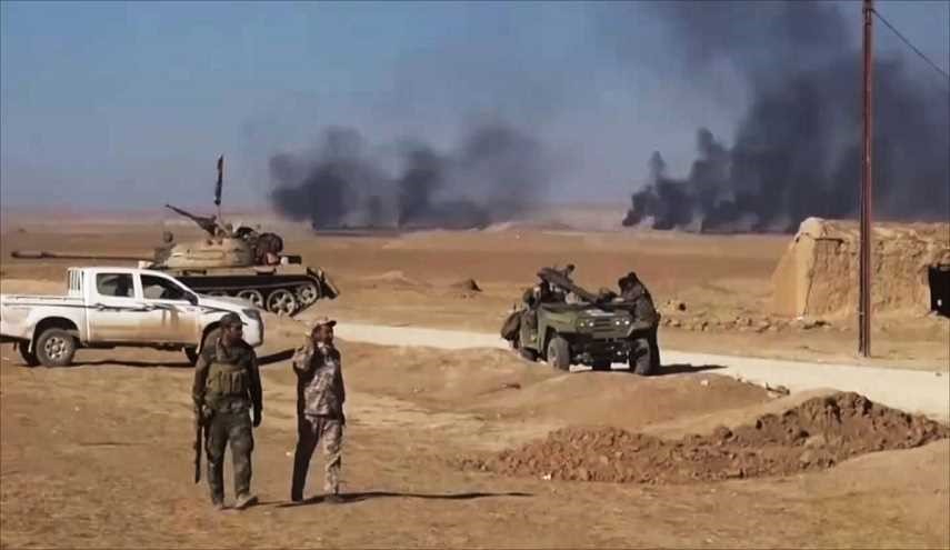 صور.. الحشد يعثر على اكبر مركز اتصالات لداعش في تلعفر محروقا