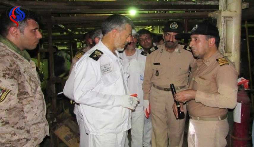 الأدميرال سياري يتفقد مراحل تصنيع الغواصة 