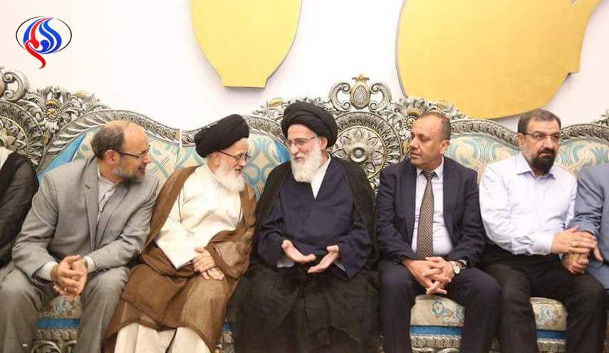 اية الله هاشمي شاهرودي يزور النجف الاشرف