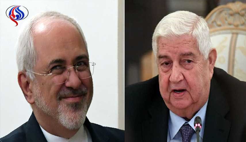 ظريف يهنئ في اتصال هاتفي مع المعلم بفك الحصار عن دير الزور