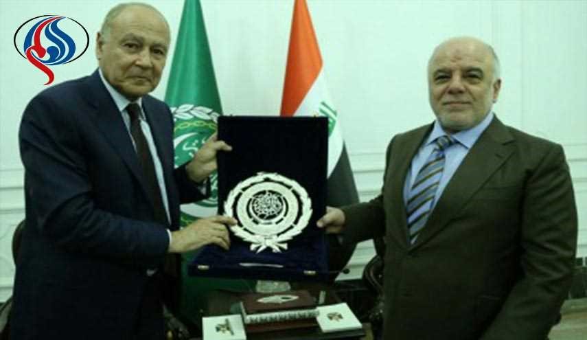 حيدر العبادي يستقبل الامين العام للجامعة العربية والوفد المرافق له