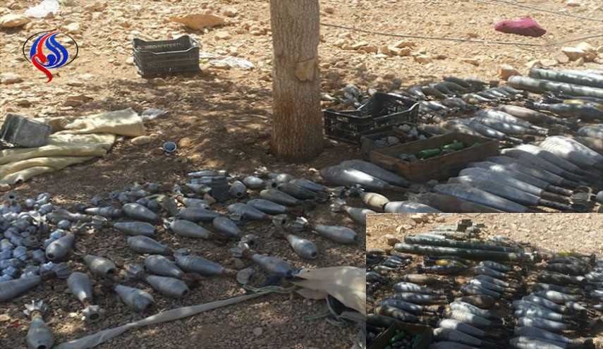 بالصور .. المخابرات اللبنانية تضبط مخزن ذخيرة في عرسال