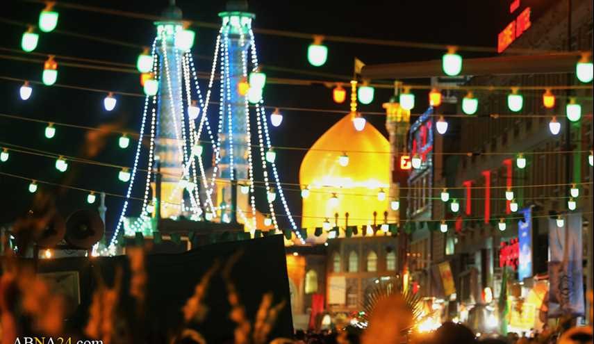 احتفالات بيوم عيد الغدير في حرم السيدة المعصومة (ع)