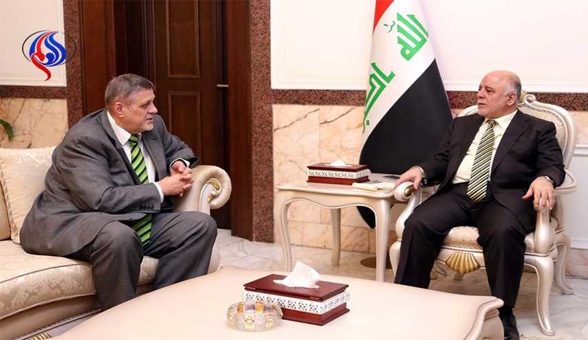 العبادي يستقبل رئيس بعثة الامم المتحدة في العراق