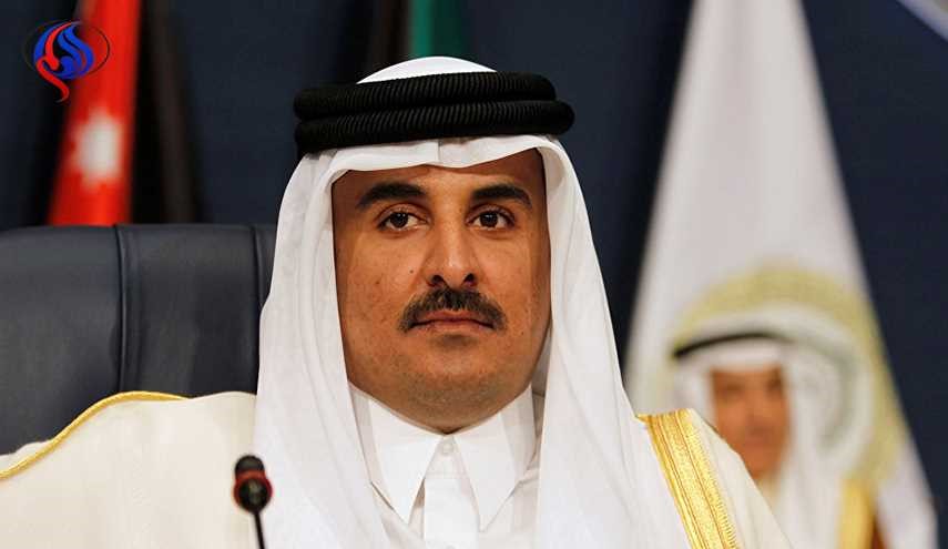 أمیر قطر يلتقي المستشارة الالمانية في برلین