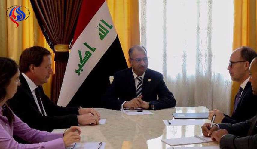 الجبوري يبحث مع السفيرين الاميركي والبريطاني ملف استفتاء كردستان