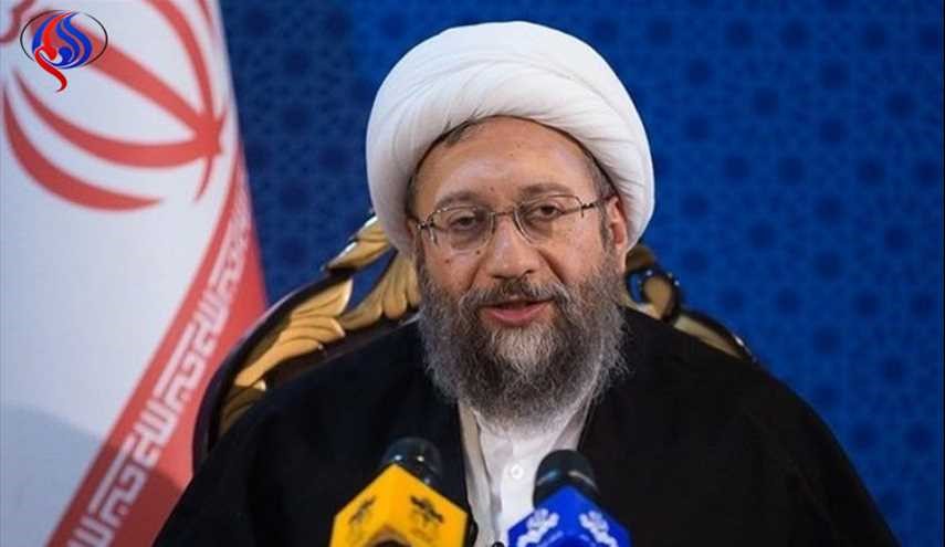 آملي لاريجاني: امريكا تريد الانسحاب من الاتفاق النووي وتحميل المسؤولية علينا