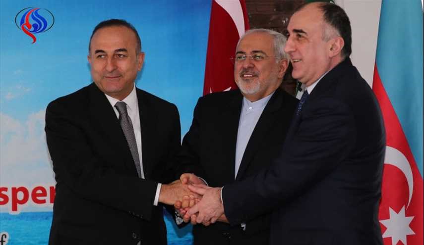 وزراء خارجية ايران وتركيا واذربيجان يلتقون في باكو