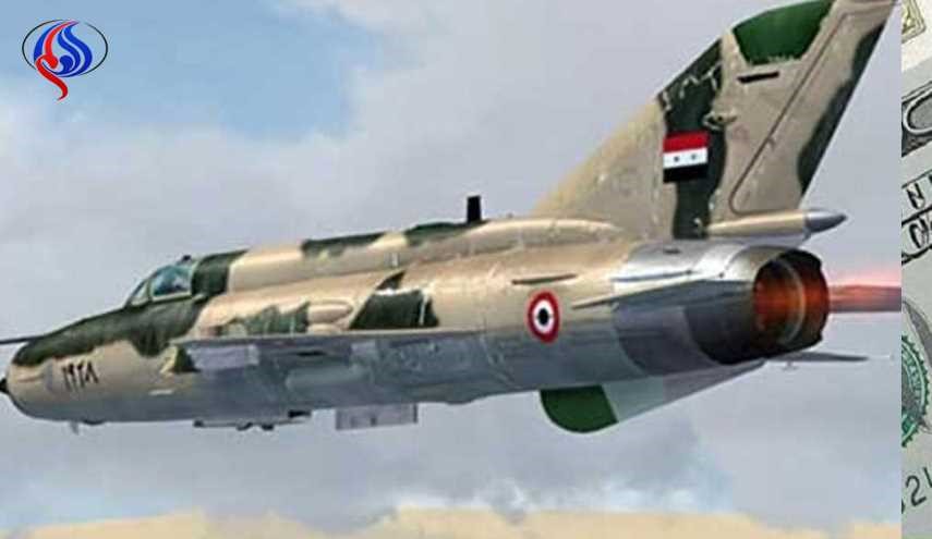 طائرة حربية سورية تنجو من صاروخ إسرائيلي فوق القنيطرة