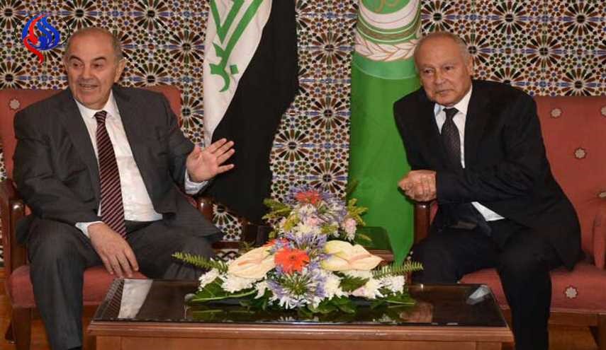 ابو الغيظ يبدي استعداده لدعم مبادرة علاوي واستجابة بارزاني لها