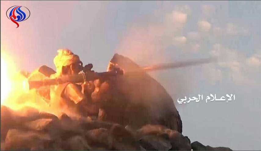 قتل وجرح وكسر زحف لمرتزقة العدوان السعودي بجوف اليمن