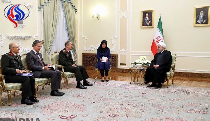 روحاني: ايران وتركيا مرسى الاستقرار في المنطقة