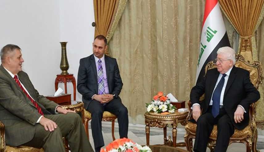 معصوم يجدد الدعوة للحوار والسبل السلمية لحل ازمة كردستان