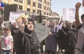 محاولة استهداف طائرة تقذف مساعدات علی الفوعة وكفريا 