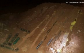 بالصورة : الجيش اللبناني يضبط صواريخ وذخائر في جرود عرسال