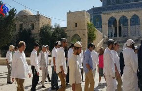 عشرات المستوطنين يقتحمون باحات الأقصى