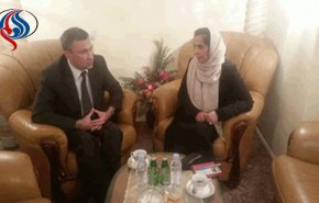 وزيرة حقوق الإنسان الیمني تلتقي القائم بأعمال السفارة الروسية
