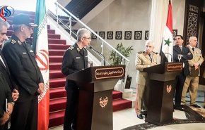 بالفيديو. رئيس الإركان الإيراني من دمشق: نواصل التنسيق لمواجهة الصهاينة والإرهابيين