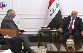 شاهد: العبادي يرد صاع تيلرسون بصاعين.. رجال الحشد عراقيون وهزموا داعش الوهابية