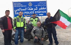 رحالة كويتي يقطع 45 الف كيلومتر على دراجة نارية حول آسيا