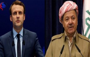 مبادرة كردستان جاءت بعد مكالمة بين ماكرون وبارزاني