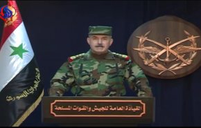 بالفيديو.. بيان الجيش السوري حول تحرير مدينة ديرالزور 