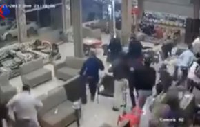  شاهد بالفيديو...  لحظة وقوع زلزال العراق 