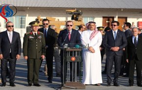 ماذا قال اردوغان لجنوده خلال تفقد القوات التركية في قطر؟