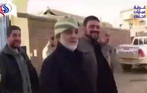 فيديو.. اللواء قاسم سليماني في جموع المقاتلين في البوكمال