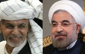  روحاني لأحمد زي: إستقرار الأمن فی أفغانستان یخدم مصالح المنطقة