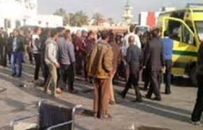 أول فيديو من تفجير مسجد الروضة في سيناء

