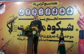 الاميرال فدوي : عظمة ايران الاسلامية حالت دون انهيار سوريا