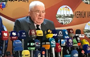 معصوم يصل الى كركوك ويجتمع بادارتها وقيادات امنية وممثلي مكونات واحزاب