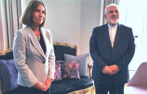 ظريف وموغريني يؤكدان على التنفيذ الكامل للاتفاق النووي