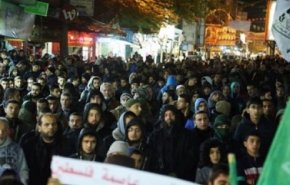 مسيرات فلسطينية حاشدة منددة بالقرار الامريكي