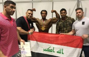 عراقي يخطف ذهبية في بطولة لبناء الاجسام في الامارات
