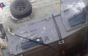 انقلاب جيب عسكري خلال المواجهات في الضفة الغربية+فيديو