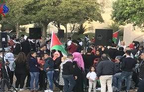 وقفة احتجاجية في بيروت تطالب بوقف التطبيع مع الاحتلال+فيديو