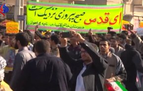 شاهد..تظاهرات بأهواز ضد قرار ترامب حول القدس