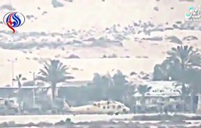 الصاروخ أصابها مباشرة.. شاهد داعش ينشر فيديو استهداف طائرة وزير الدفاع المصري
