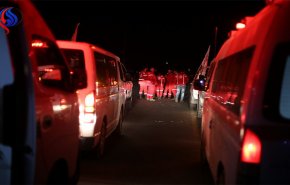 خروج الدفعة الاخيرة من المخطوفين والحالات الانسانية من الغوطة الشرقية