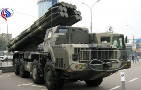 شاهد بالفيديو، الراجمة الروسية TOS -1A تستهدف النصرة بريف ادلب
