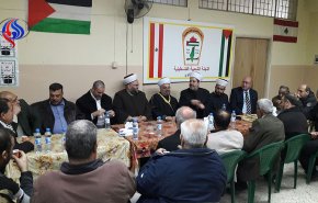 وفد علمائي الى مخيم البداوي ويشيد بدور الفصائل الفلسطينية
