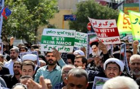 بالفيديو.. مسيرات حاشدة في ايران تنديدا بأعمال الشغب