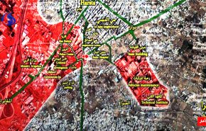 بالخريطة؛ الجيش السوري يبدأ هجوما معاكسا لفك حصار ادارة المركبات بحرستا